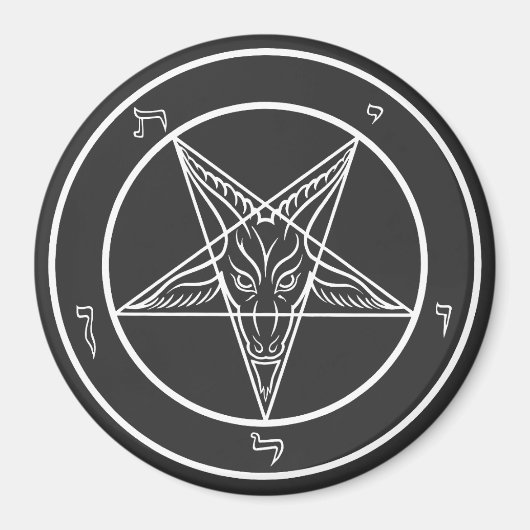 Baphomet-Siegel CoS Magnet (Vorne)
