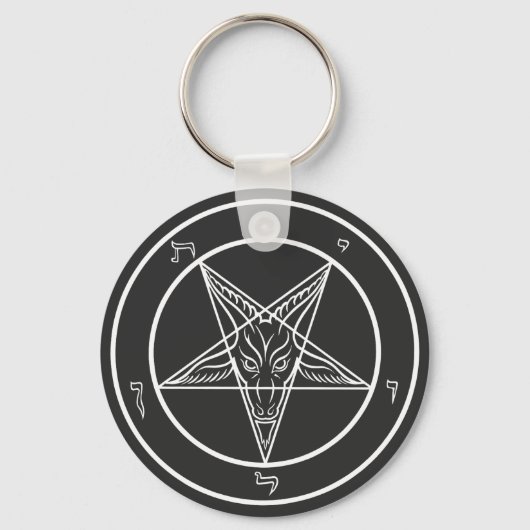 Baphomet-Siegel CoS Schlüsselanhänger (Vorderseite)