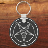 Baphomet-Siegel CoS Schlüsselanhänger (Vorderseite)