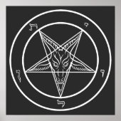 Baphomet Sigil CoS 24" Poster (Vorne)