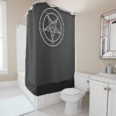 Baphomet-Sigil CoS 6' Ritualkammer-Vorhang oder Duschvorhang (Beispiel)