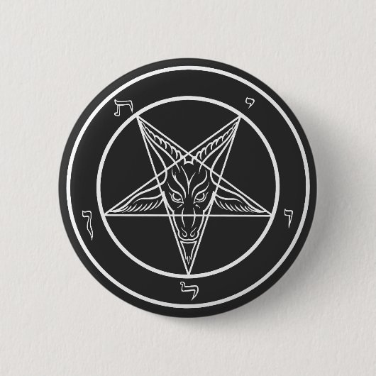Baphomet Sigil CoS Button (Vorderseite)