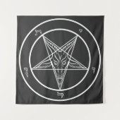 Baphomet Sigil CoS Wandteppich (Vorderseite)