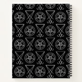 Baphomet & Sigil von Lucifer Notizblock (Rückseite)