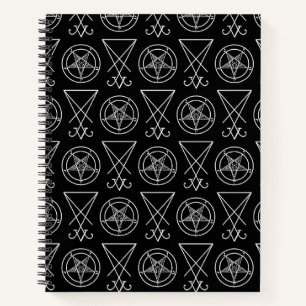 Baphomet & Sigil von Lucifer Notizblock