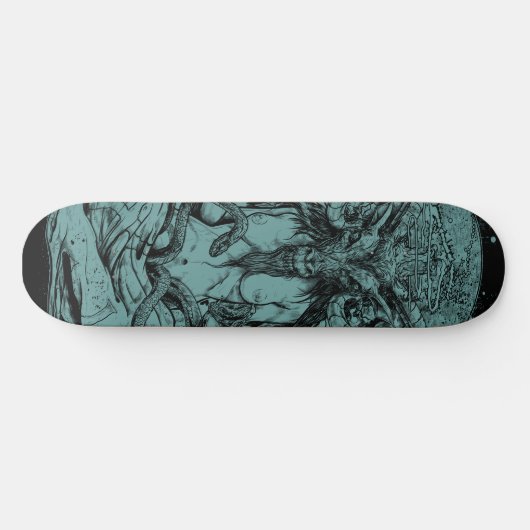 Baphomet Skate-Plattform Skateboard (Horizontal)