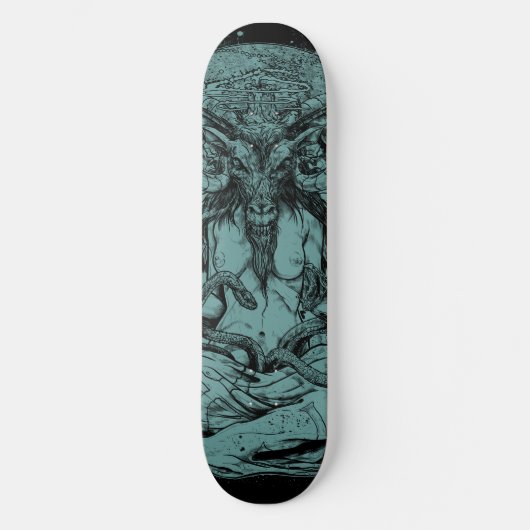 Baphomet Skate-Plattform Skateboard (Vorderseite)