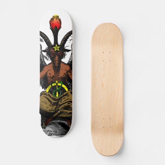 Baphomet Skateboard (Vorderseite)