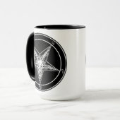 Baphomet Tasse alter Art (Vorderseite Links)