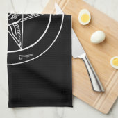 Baphomet Tuch für Turnhalle, Golf oder Küche (Viertel Falte)