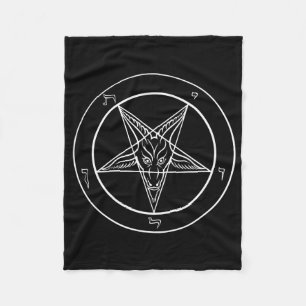 Baphomet umfassendes 30x40 fleecedecke
