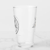 Baphomet und Anton LaVey Sigil Glass Glas (Links)