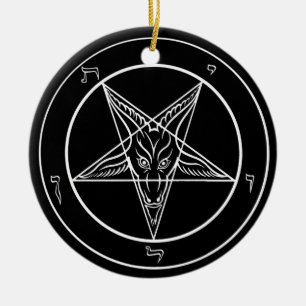 Baphomet Verzierung, Keramik Keramikornament