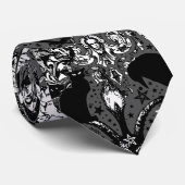 Baphomet Victoriana Gothic Hexchy Mystical Krawatte (Gerollt)