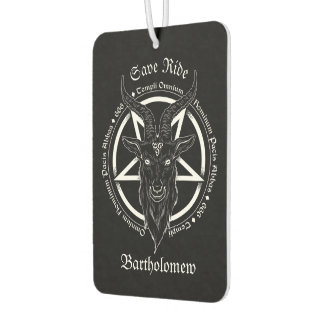 Baphomet With Magic Seal Persoalized Autolufterfrischer