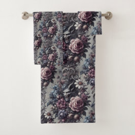 Baphomet's Bouquet - Gotisch Viktorianisch Badhandtuch Set