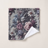 Baphomet's Bouquet - Gotisch Viktorianisch Badhandtuch Set (Waschlappen)