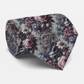 Baphomet's Bouquet - Gotisch Viktorianisch Krawatte (Gerollt)