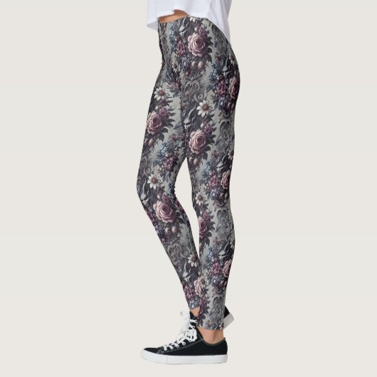 Baphomet's Bouquet - Gotisch Viktorianisch Leggings (Links)