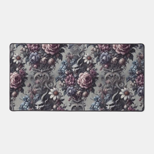 Baphomet's Bouquet - Gotisch Viktorianisch Schreibtischunterlage (Vorderseite)