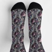 Baphomet's Bouquet - Gotisches Viktorianisches Tap Socken (Oben)