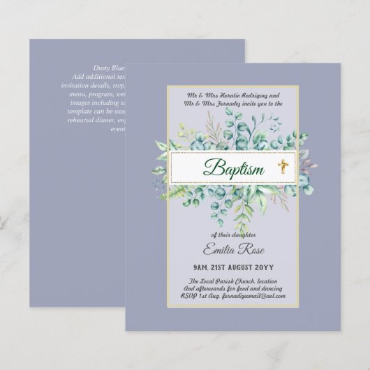 BAPTISM - Blätter zur Förderung des Umweltschutzes (Vorne/Hinten)