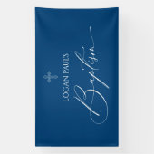 Baptism Blue banner backdrop  (Vertikal)