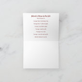 Baptism Card #0001 Ankündigung (Innenseite)