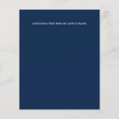 BAPTISM Chic Vertikal gestreift Blaues Kreuz (Rückseite)