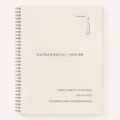 Baptism/Confirmation/ Communion Religious Keepsake Notizblock (Vorderseite)