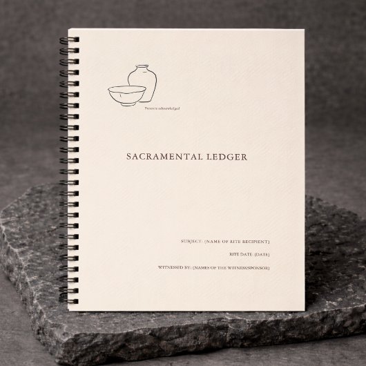 Baptism/Confirmation Rite GodParent Keepsake Notizblock