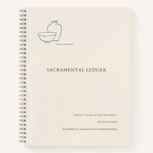 Baptism/Confirmation Rite GodParent Keepsake Notizblock (Vorderseite)