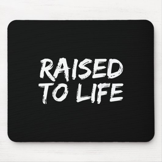 Baptism Gift New Christians Baptismal Quote Raised Mousepad (Vorne)