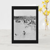 Baptism in the Jordan River 1884 Karte (Gelbe Blume)