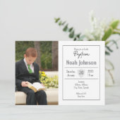 Baptism Invitation Einladung (Stehend Vorderseite)