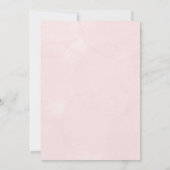 Baptism invitation with floral design einladung (Rückseite)