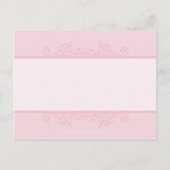 BAPTISM INVITE: elegant 2 Einladungspostkarte (Rückseite)