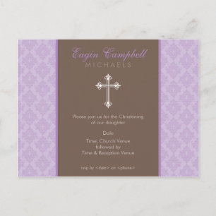 BAPTISM INVITE: oh so schön 7 Einladungspostkarte