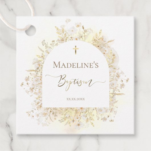 Baptism thank you geschenkanhänger (Vorderseite)