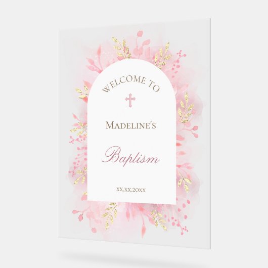 Baptism welcome acrylschild (Winkel)