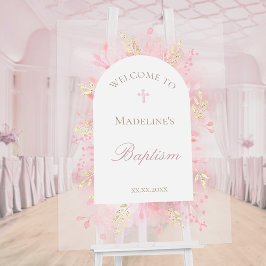 Baptism welcome acrylschild