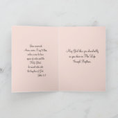 Baptismal Baby-Taufpatenttochter Karte (Innenseite)