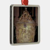 Baptismal Schriftartvertretung Silbernes Ornament (Rechts)