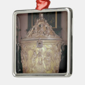 Baptismal Schriftartvertretung Silbernes Ornament (Links)