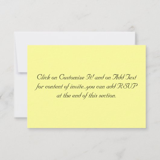 BAPTISMINVITÄT EINLADUNG (Rückseite)