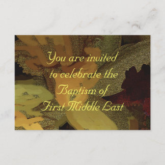 BAPTISMINVITÄT EINLADUNG