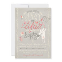 BAPTISMITTELINVITATION| Blumenmädchen