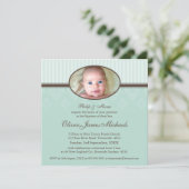 BAPTISMUS ERSUCHT EINLADUNG (Stehend Vorderseite)