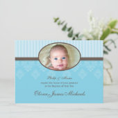 BAPTISMUS ERSUCHT EINLADUNG (Stehend Vorderseite)