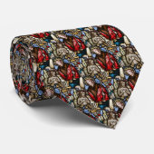 Baptist Buntglas-erwachsener Taufe-Jesuss Johannes Krawatte (Gerollt)